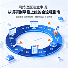 红花岗建站-网站改版注意事项：从调研到平稳上线的全流程指南