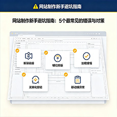 仁怀建站-网站制作新手避坑指南：5个最常见的错误与对策