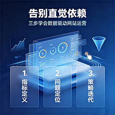 遵义建站-告别直觉依赖：三步学会数据驱动网站运营