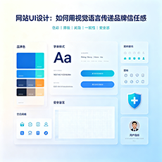 仁怀建站-网站UI设计：如何用视觉语言传递品牌信任感