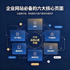 凤冈建站-企业网站必备的六大核心页面
