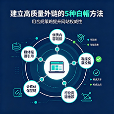 遵义建站-建立高质量外链的5种白帽方法